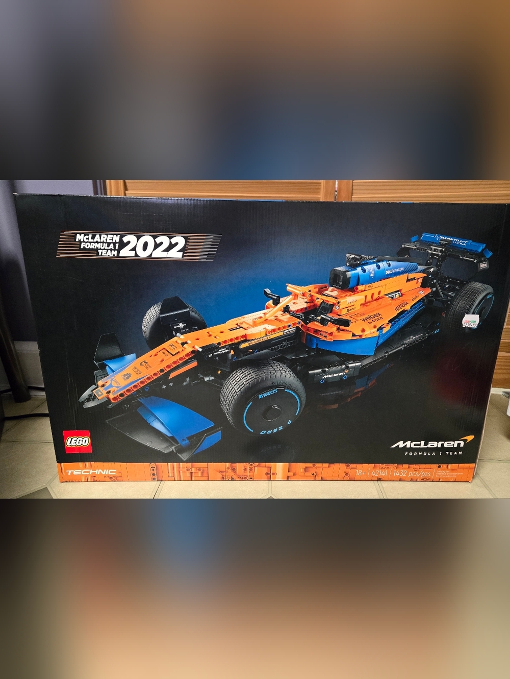 LEGO Technic McLaren Formula 1 2022 Car Opened